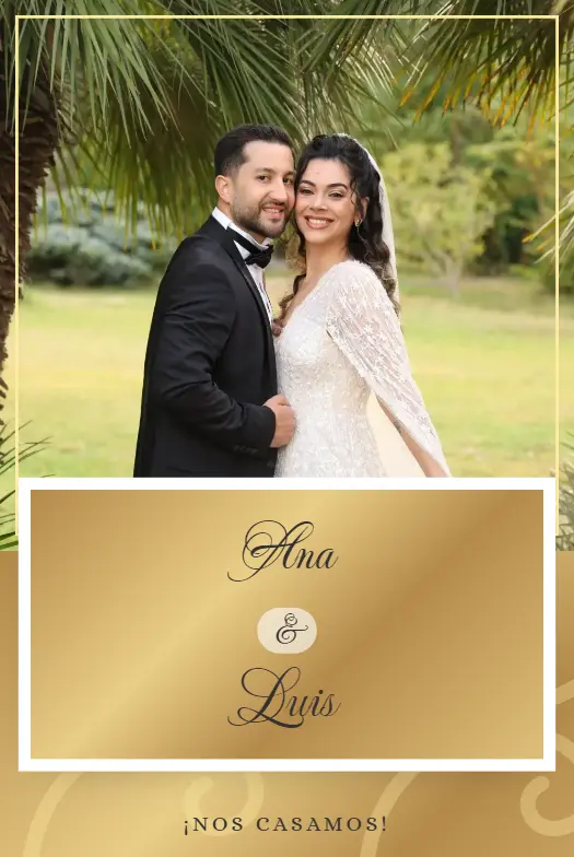 Invitación digital Barroco para boda