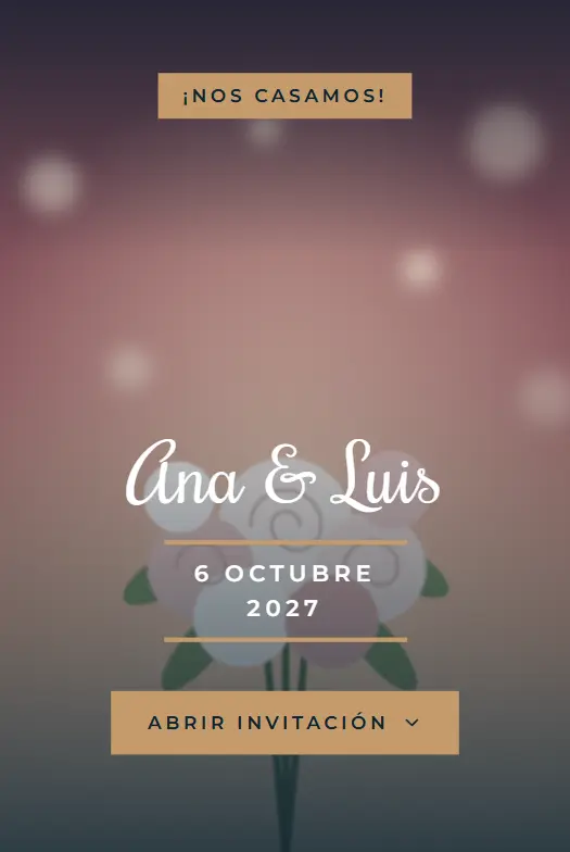 Invitación digital Deco para boda