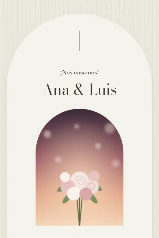 Invitación digital Lino para boda