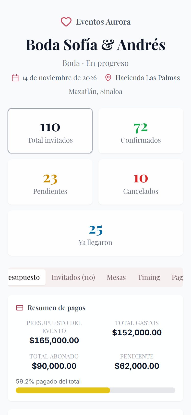 Portal del cliente en el celular