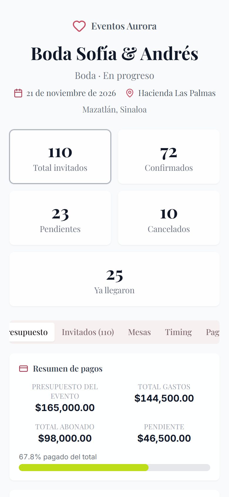 Portal del cliente en el celular